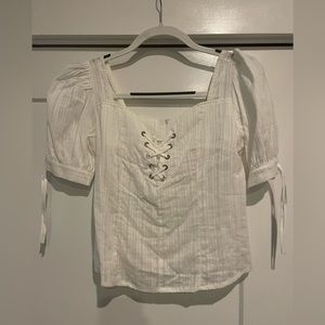 Bishop & Young sweetheart top from Anthropologie